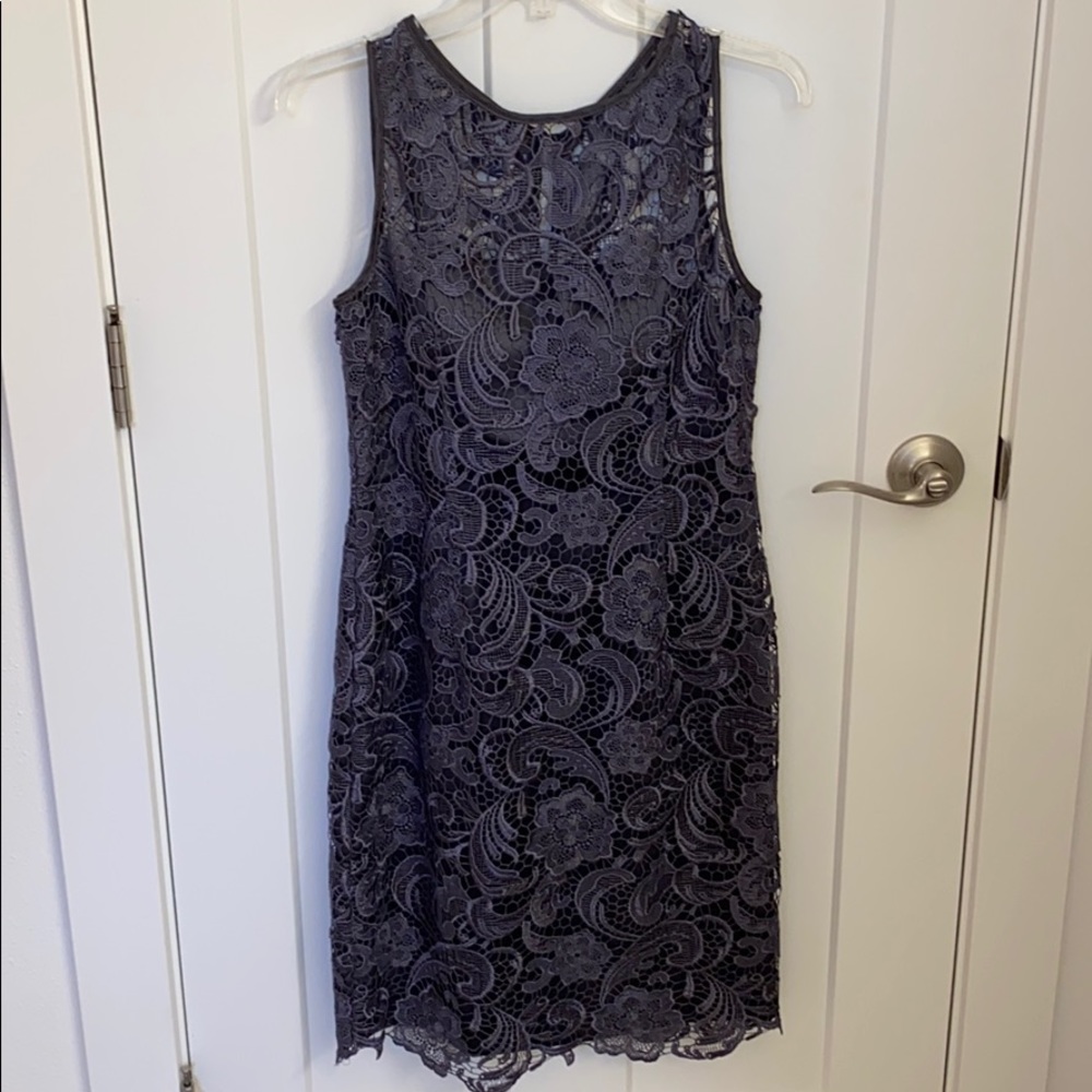 Adrianna Papell Lace Sheath Dress